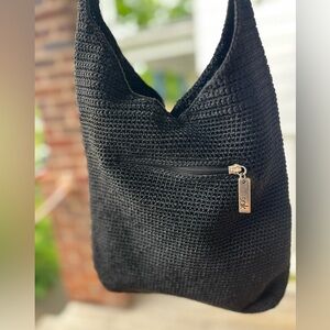 Vintage 1990’s The Sak - Original Crotchet Hobo - Black